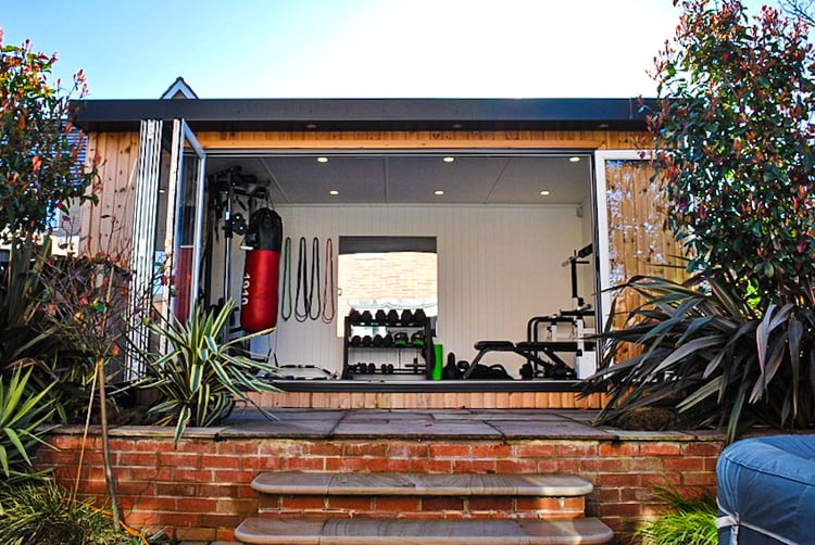 Hit Your Fitness Goals With Your Very Own Garden Gym Room