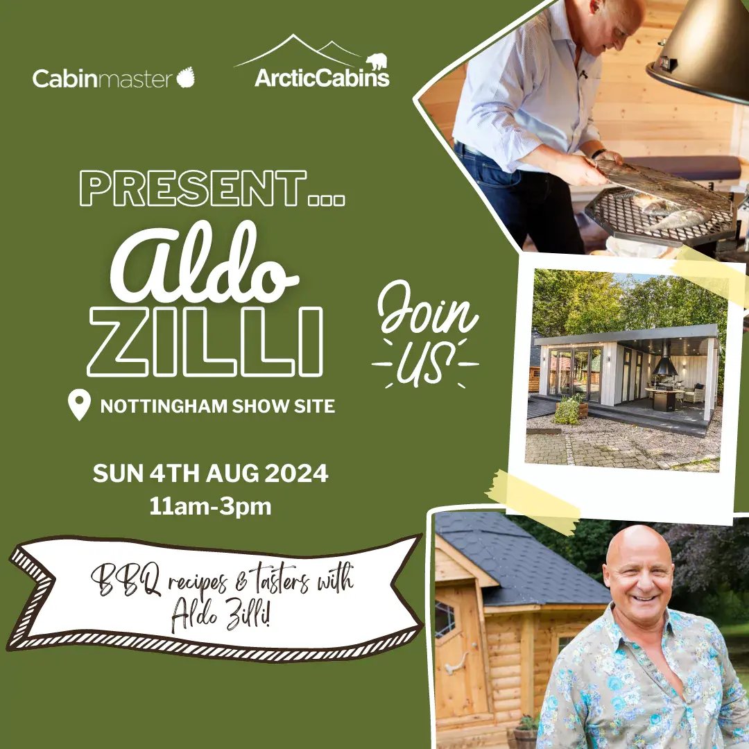 aldo zilli visits the cabin master show village