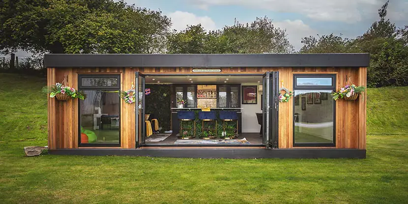 large garden bar man cave 