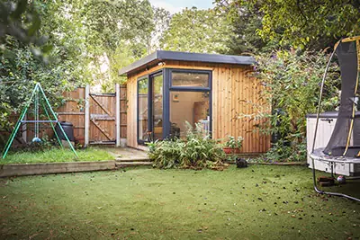 luxury garden pod for a gym