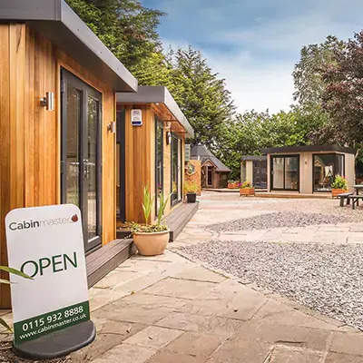 garden room outdoor show site