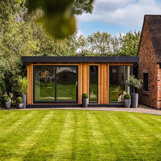 Garden room for photography studio